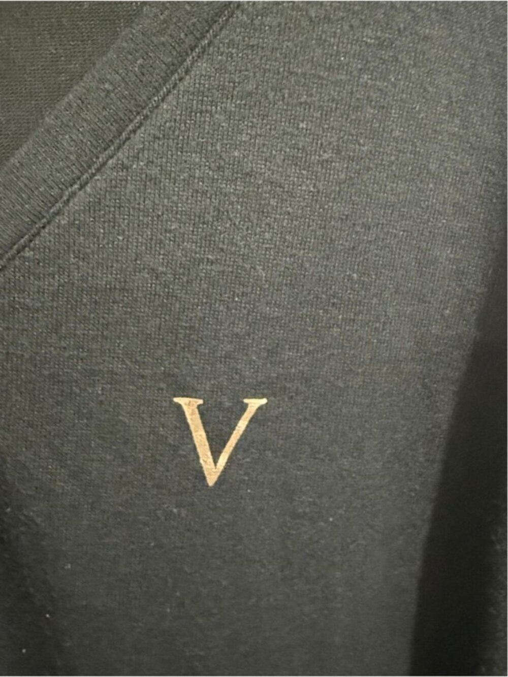 Victoria’s Secret Black Long Sleeve Henley Top XL Soft Lounge Knit - Picture 6 of 8